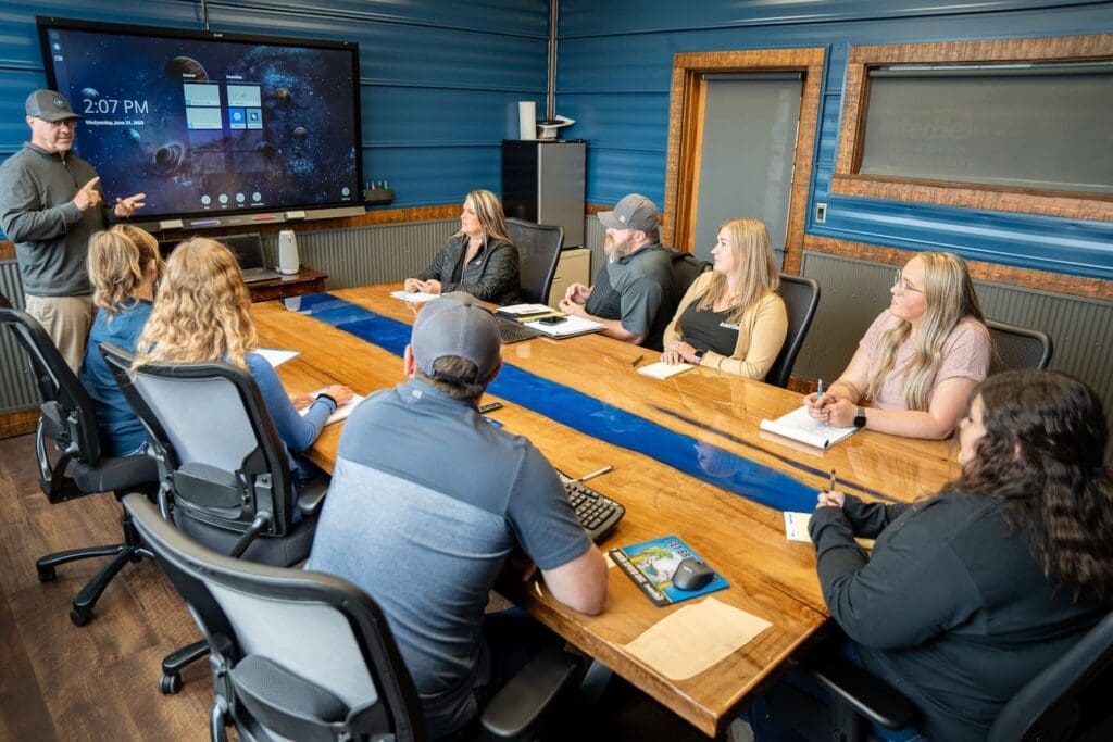 InterBel business team meeting for better network and communication service planning in Montana